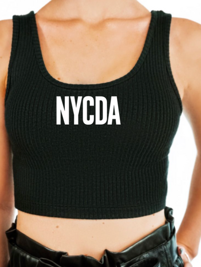 Contrast Ribbed Tank