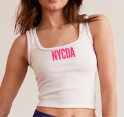 Contrast Ribbed Tank